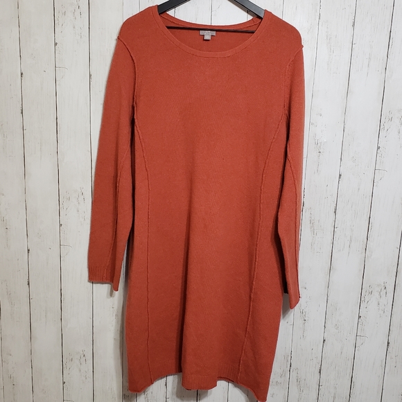 J. Jill Dresses & Skirts - J. Jill | Italian yard rust colored sweater dress